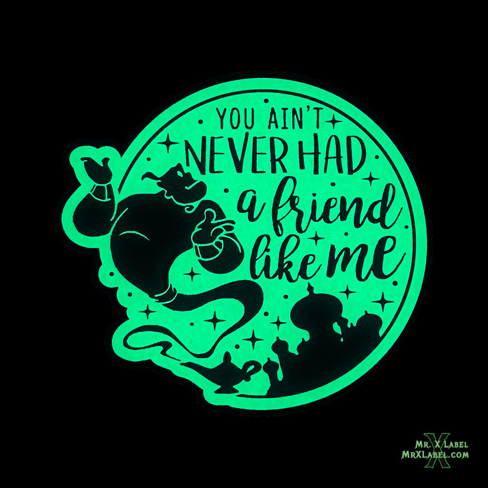 Genie Hugging Aladdin