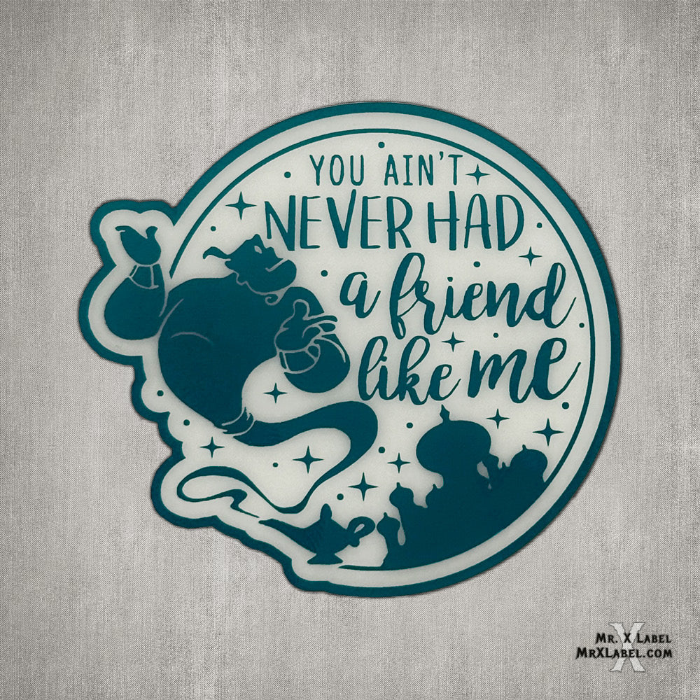 Genie Hugging Aladdin