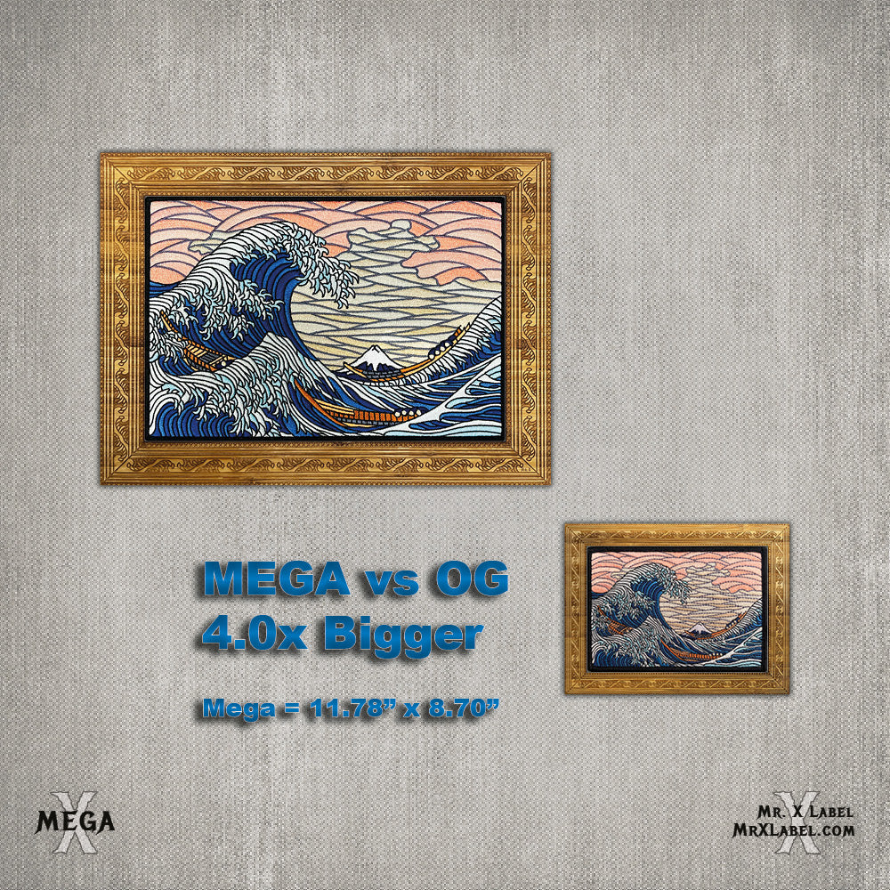 Great Wave off Kanagawa MEGA Embroidered Patch