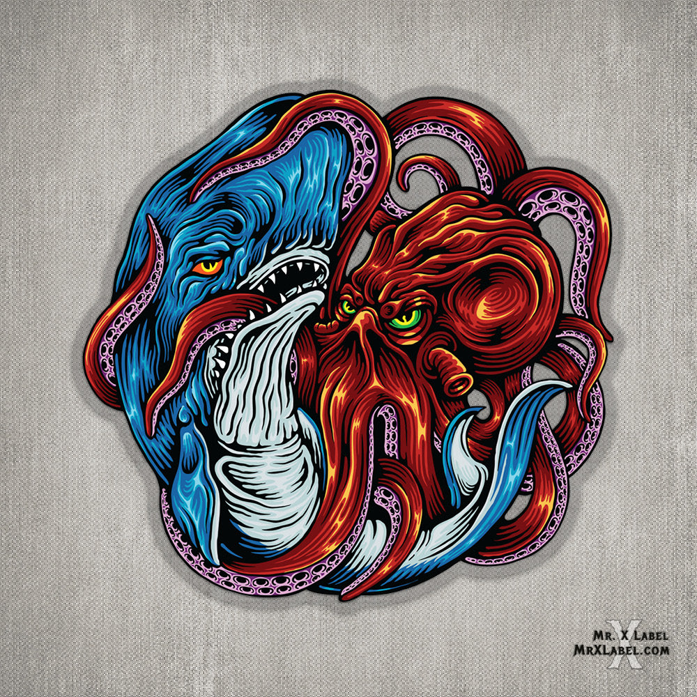 Kraken Stickers - Large