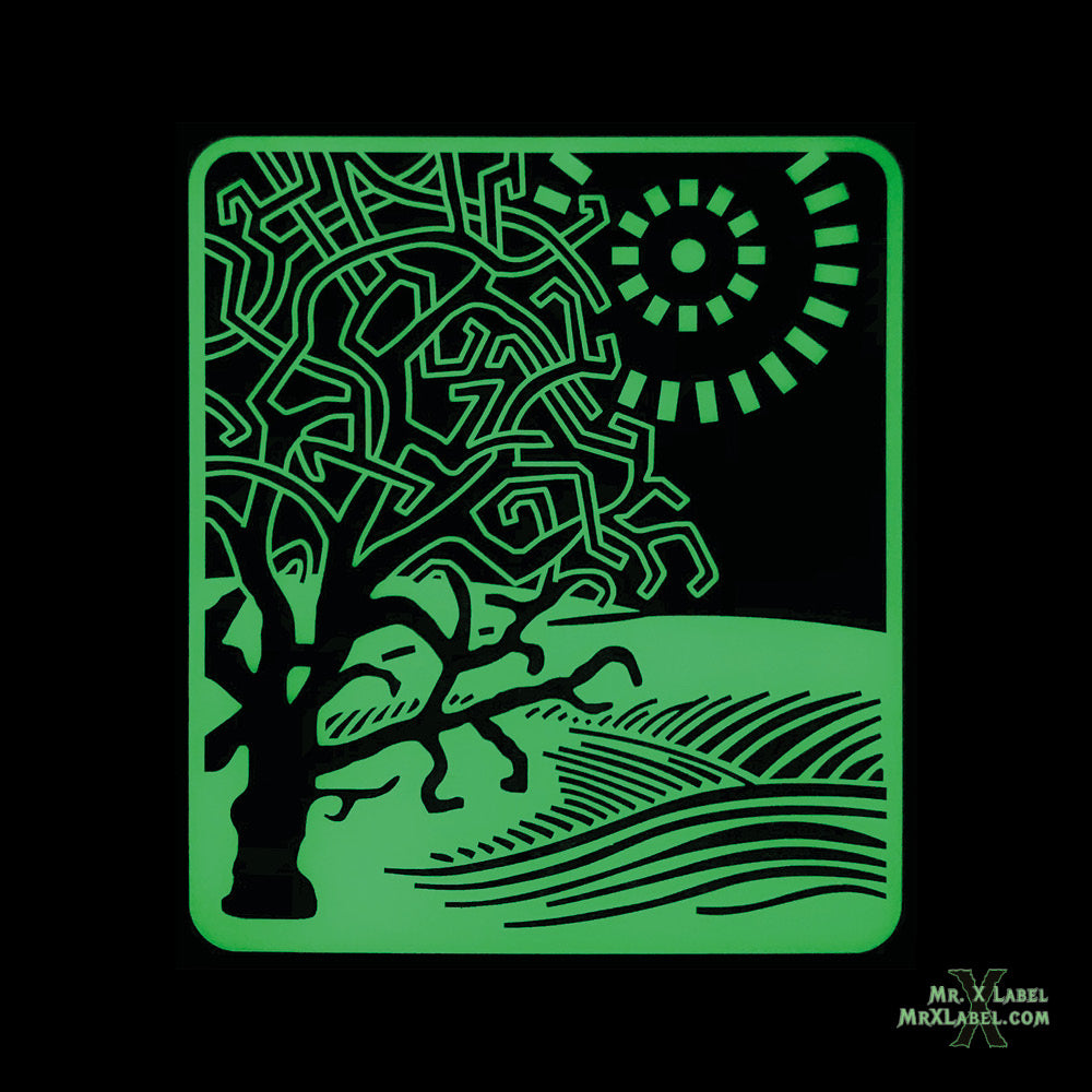 Oak Tree Glow Acrylic Patch - Glowing