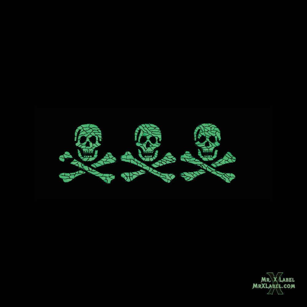 Pirate Flag v3 (Glow) Embroidered Patch