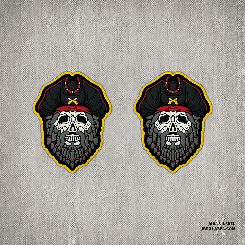 Blackbeard Skull Ranger Eye Patches - Mr. X Label