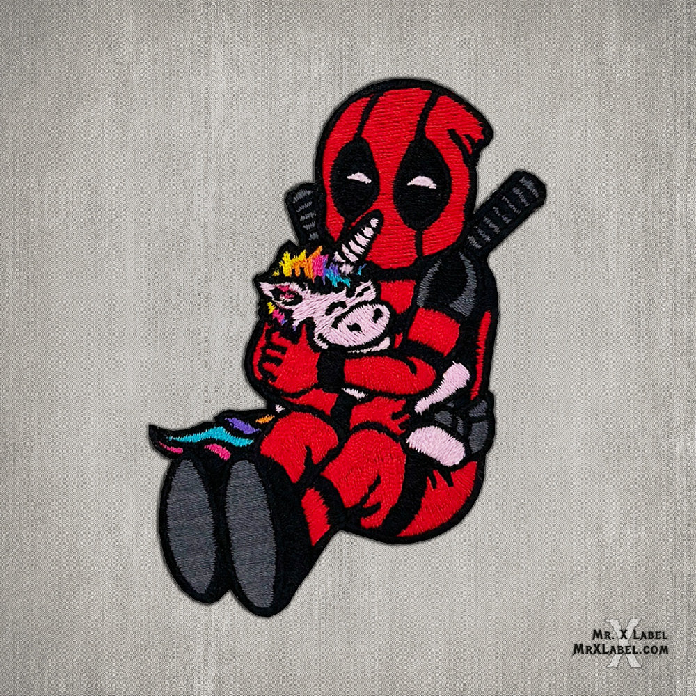 Deadpool Hugging Unicorn