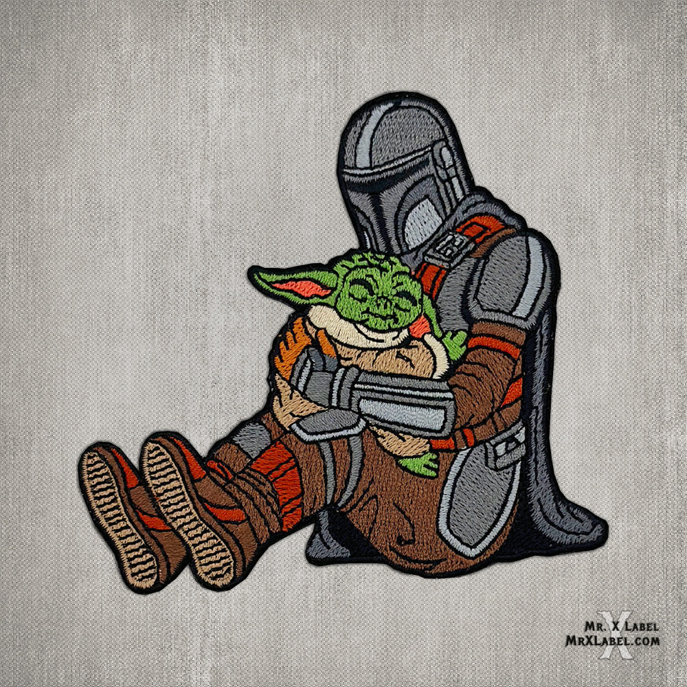 Mando Hugging Grogu