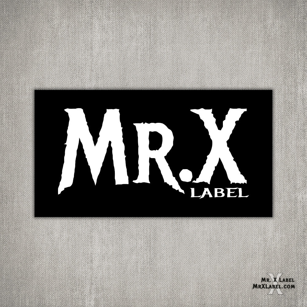 Mr. X Label Stickers