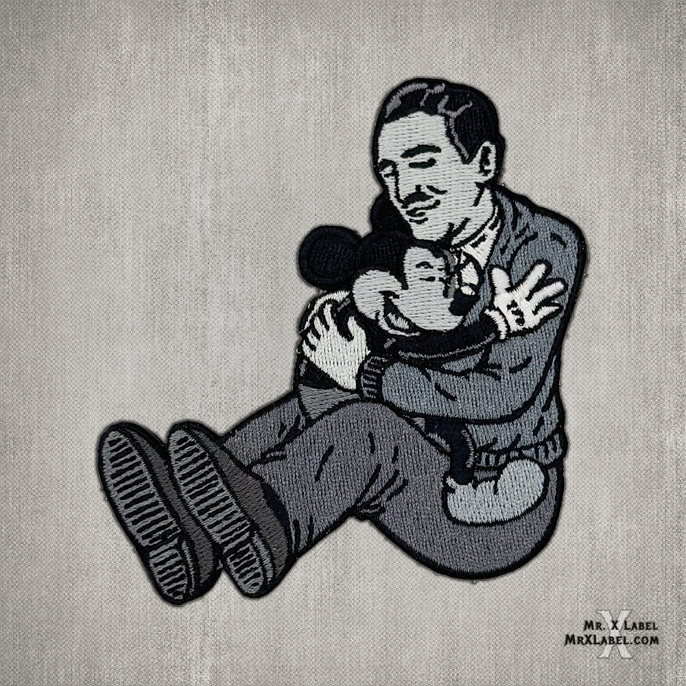 Walt Hugging Mickey