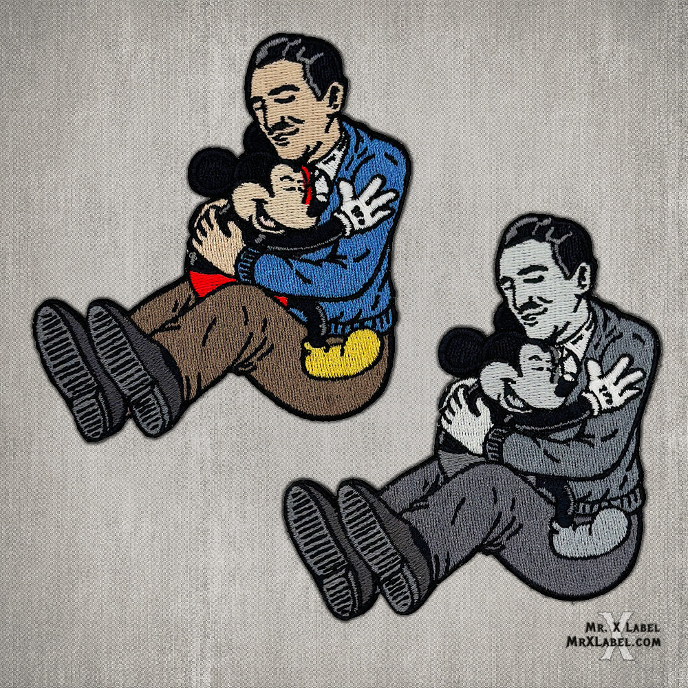 Walt Hugging Mickey