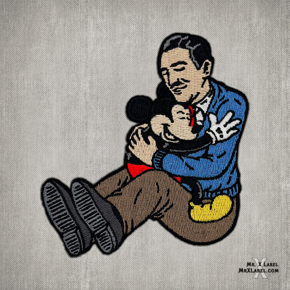 Walt Hugging Mickey