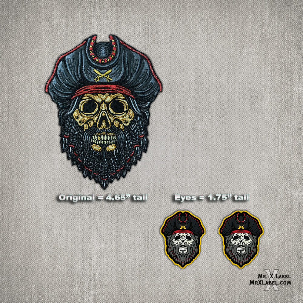 Blackbeard Skull Ranger Eye Patches