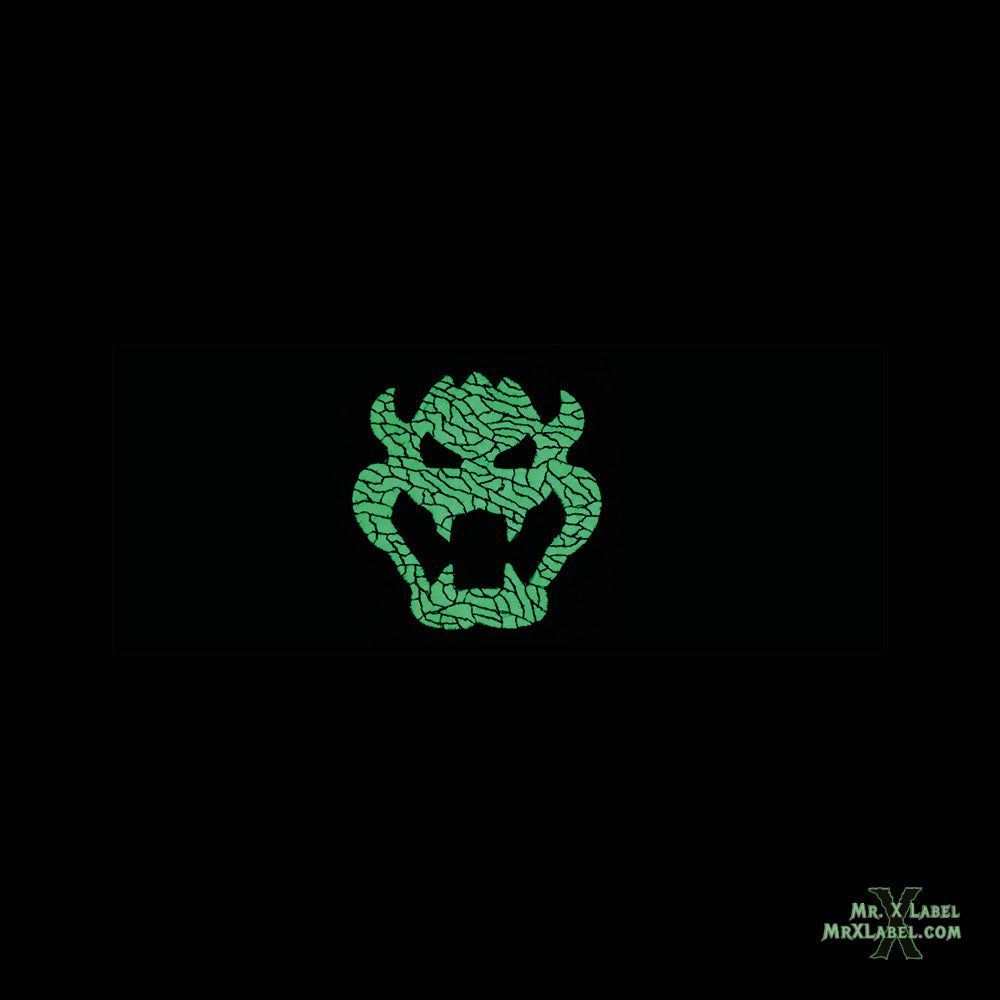 Bowser Pirate Flag RED Patch (GITD)