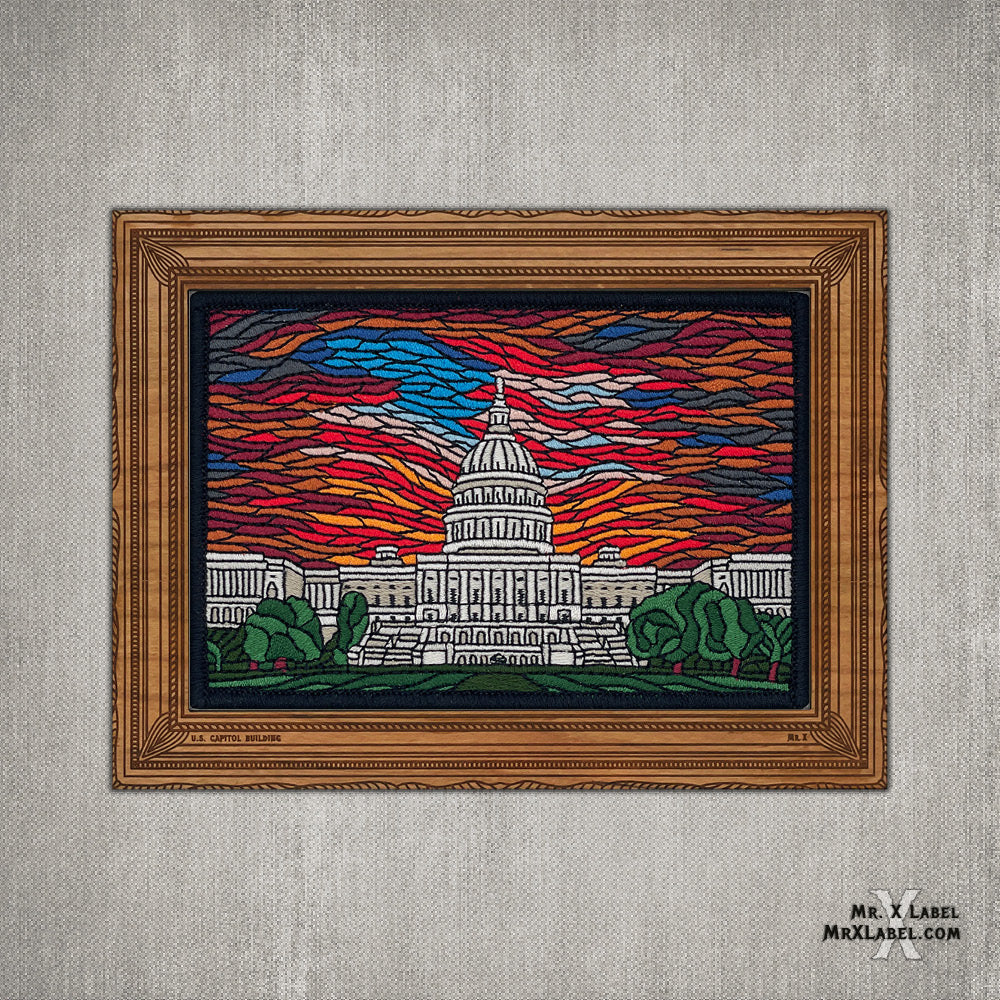 Capitol Building and Banner in the Sky