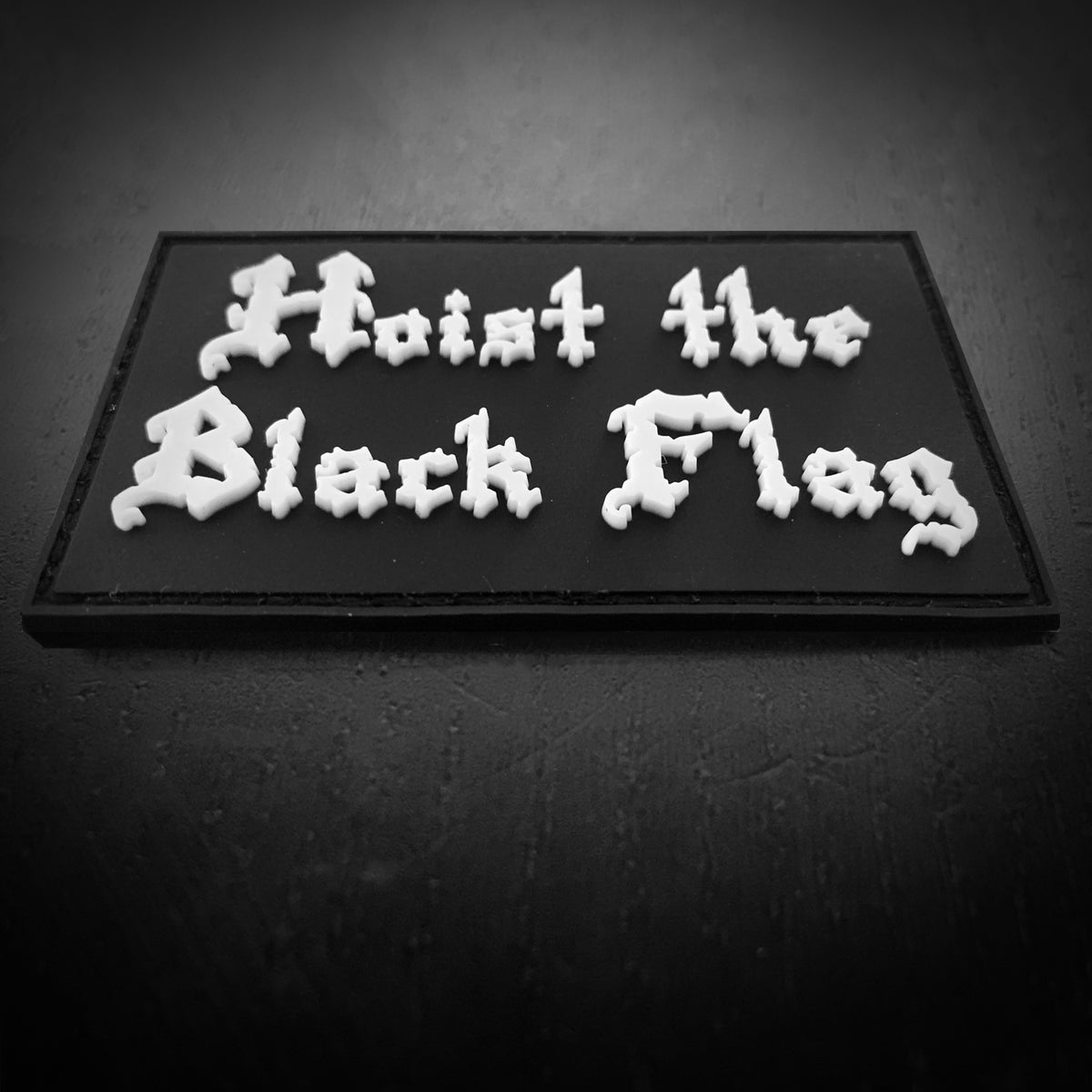 Hoist the Black Flag PVC Patch - 3D View