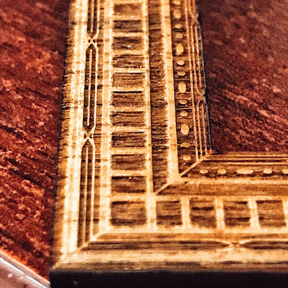 Persistence of Memory Embroidered Frame