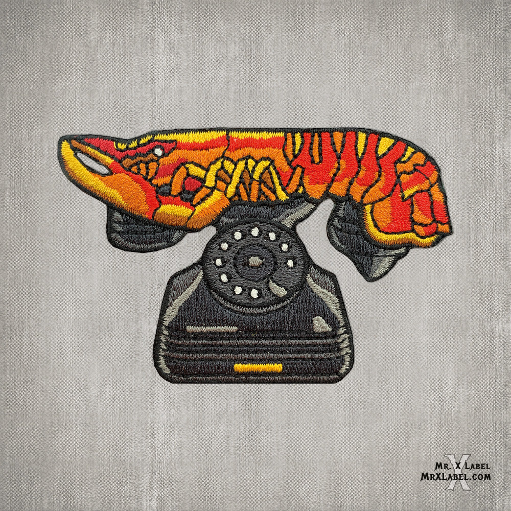 Lobster Phone Embroidered Patch