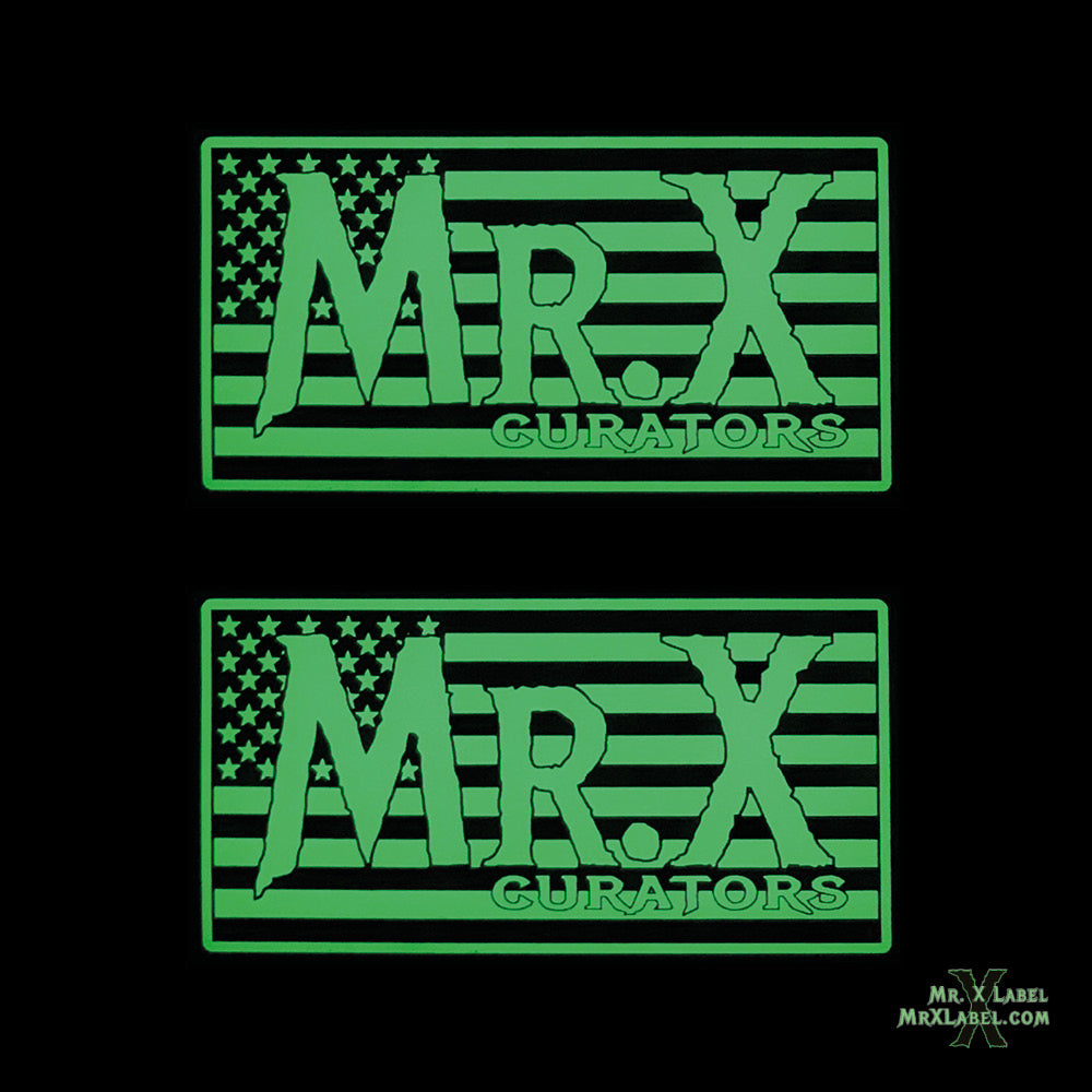 Mr. X Curator Ranger Eyes v2 Acrylic Patches - Glowing