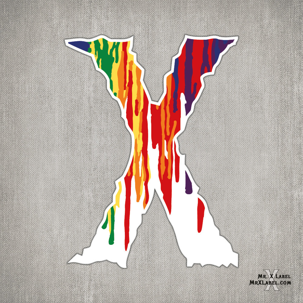 Paint Drip X v1 - Sticker