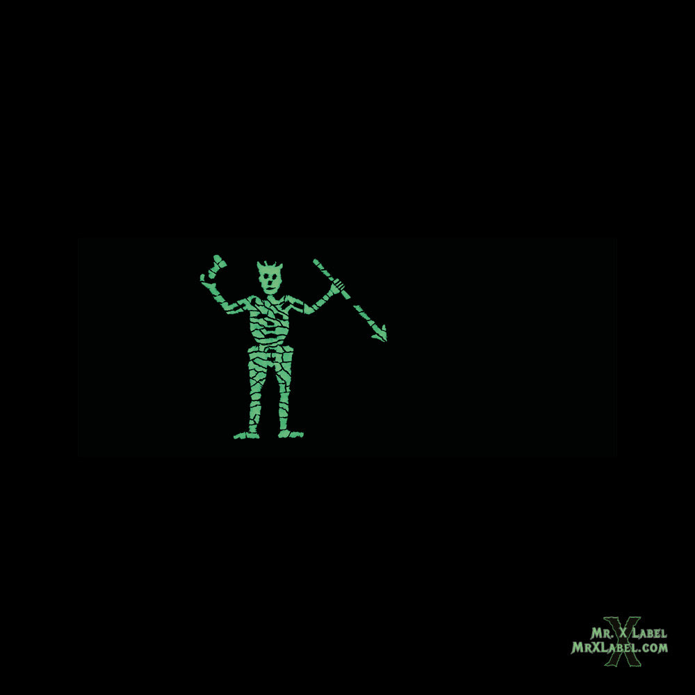 Pirate Flag v2 Embroidered Patch - GLOW