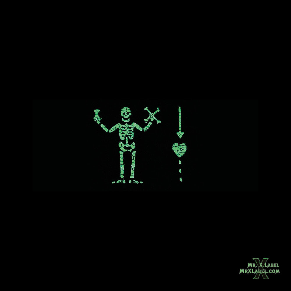 Bartholomew Roberts Pirate Flag - GITD (v7)