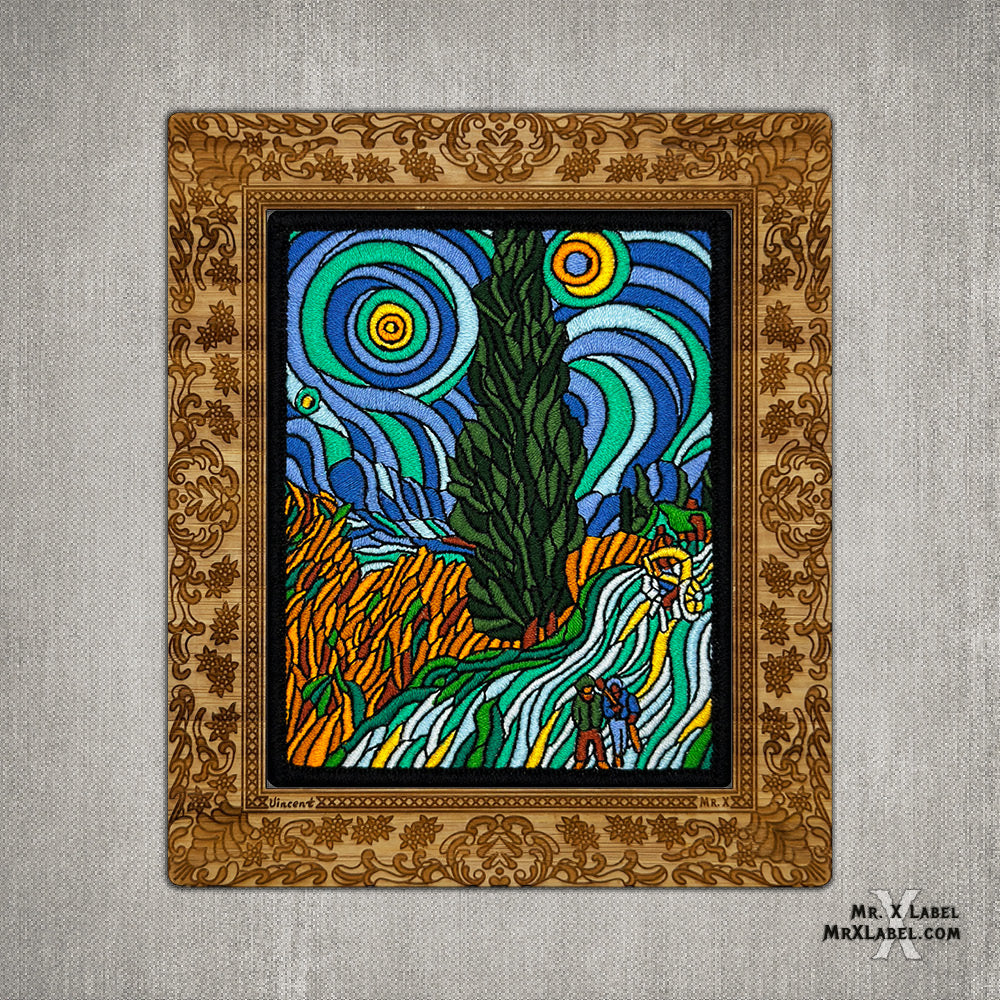 Road with Cypress and Star