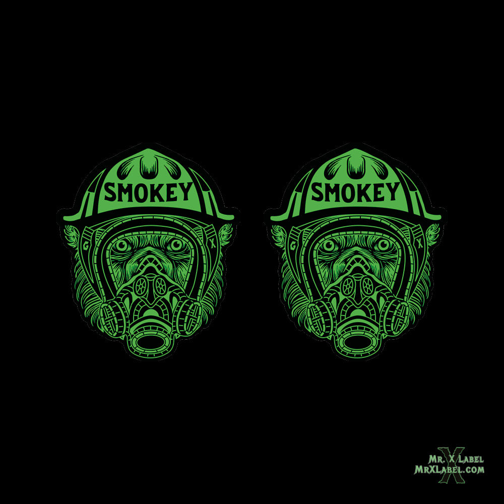 Smokey Mask Ranger Eye Patches Glowing