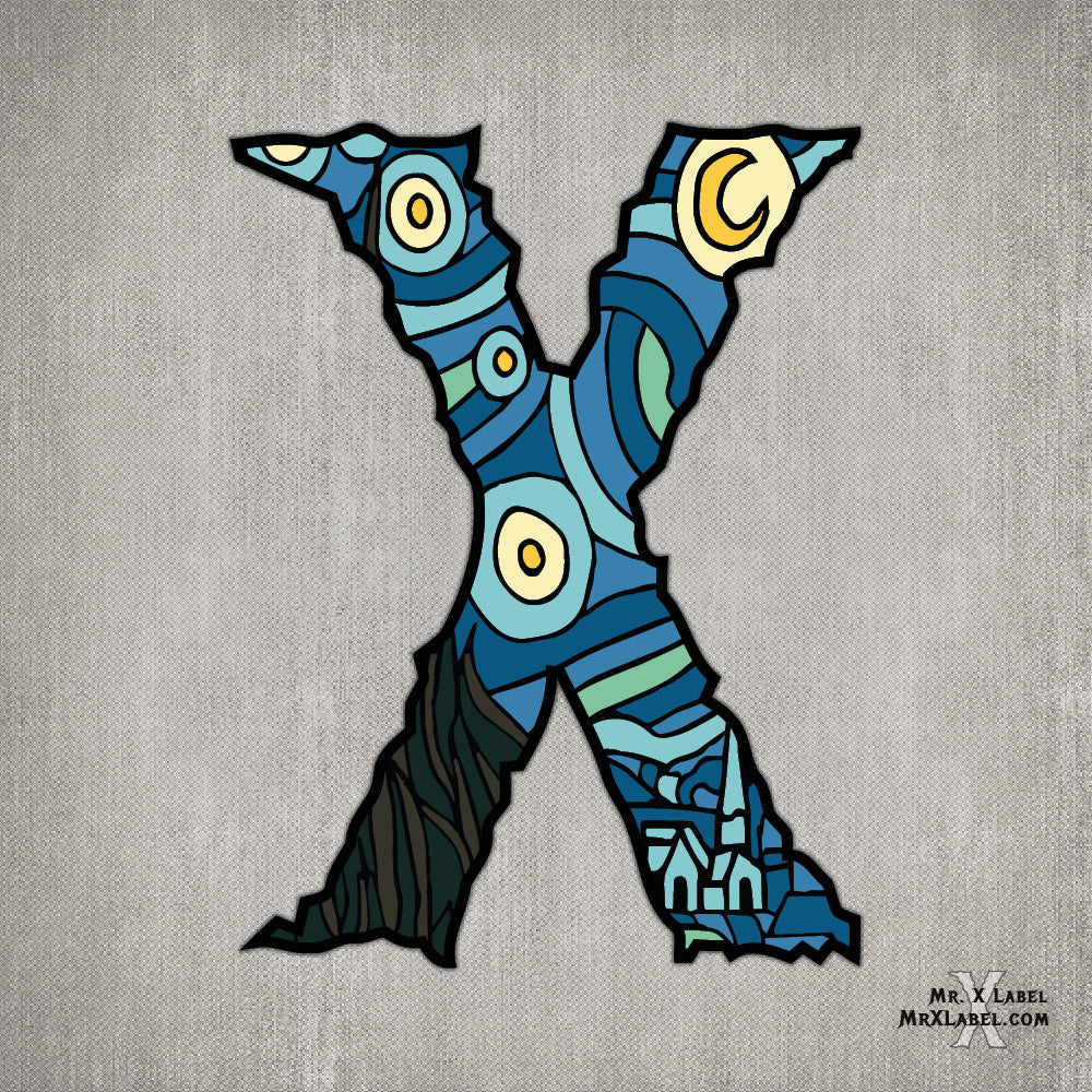 Starry Night X - Sticker