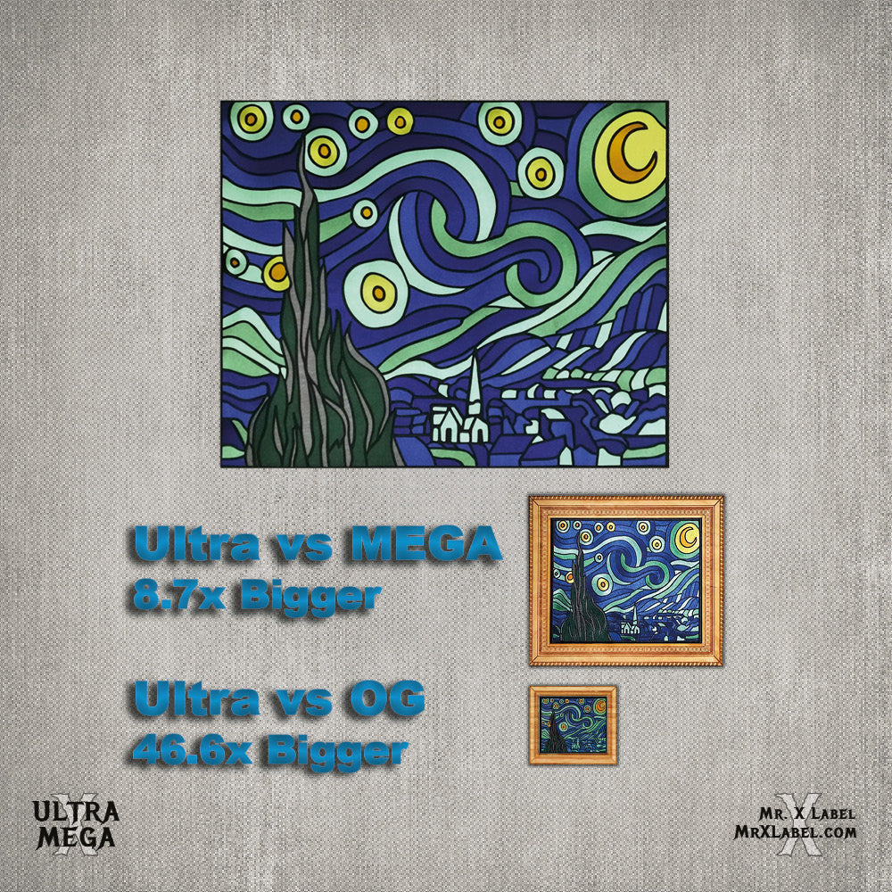 Starry Night v.Ultra Mega Embroidered Patch