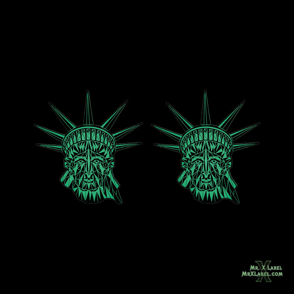 Statue of Liberty - Glow Rangers Acrylic Patch - Glowing