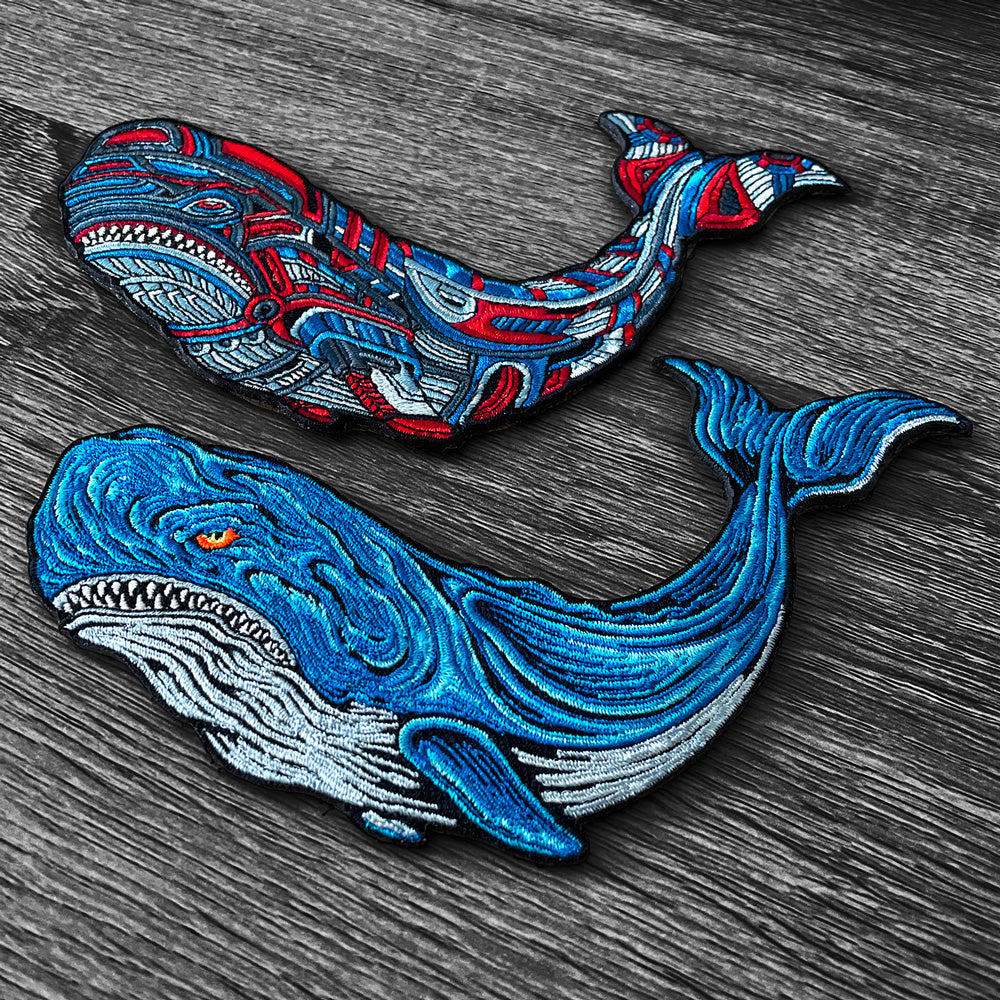Whale Metal Patch