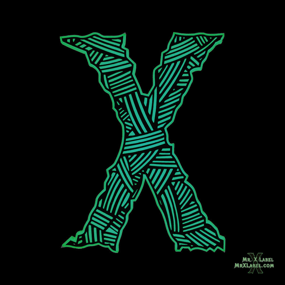 Wrapped X Red - Glowing