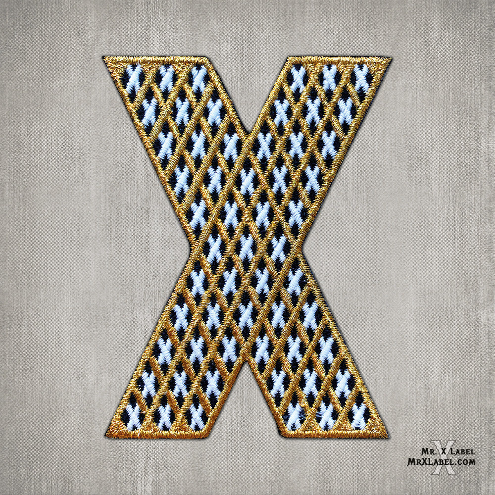X of Xs v2 - Gold Embroidered Patch