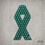 X of Xs v3 - Green Ribbon Embroidered Patch