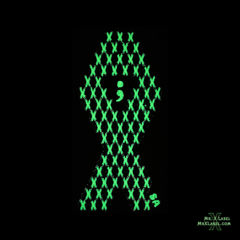 X of Xs v6 - Suicide Awareness Ribbon Patch