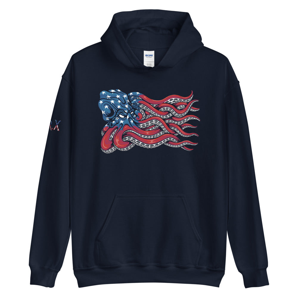 American Flag Kraken Hoodie