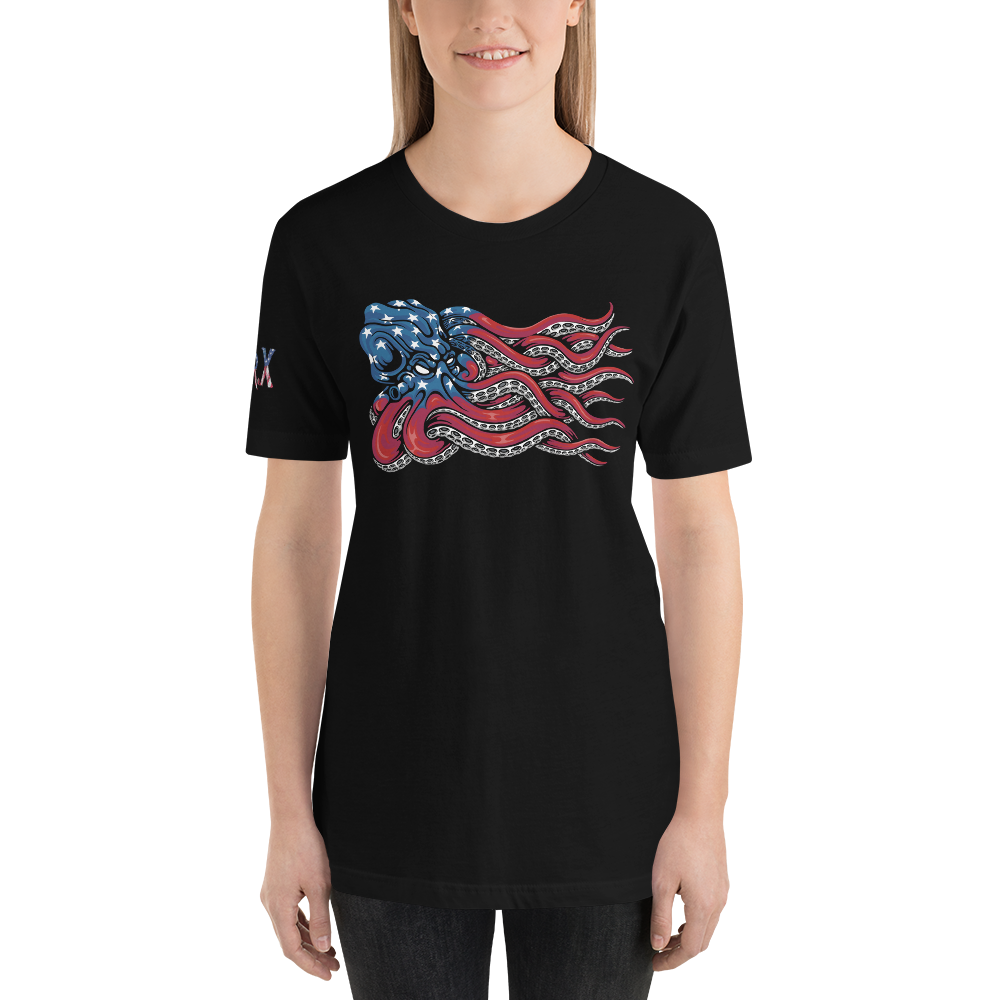 American Flag Kraken T-Shirt